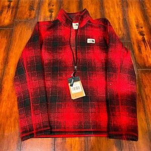 North Face Quarter zip fleece